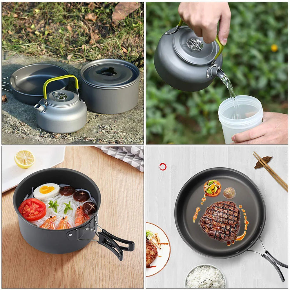Divers modèles vaisselle antiadhésif en aluminium