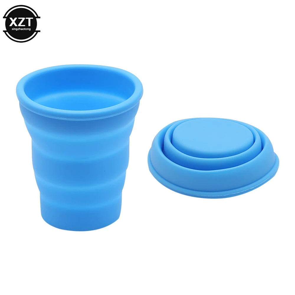Tasse pliante portative en Silicone de 200ml