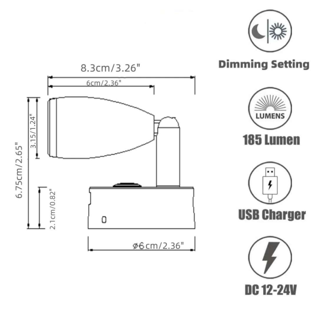 Veilleuse USB à intensité variable