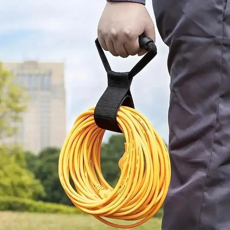 Organisateur de rallonges électriques, sangle de rangement 44cmx5cm