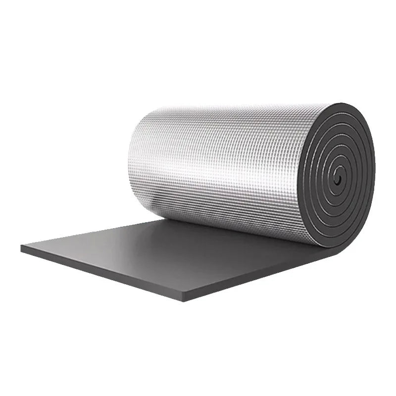 Rouleau d'isolation en feuille d'aluminium auto-adhésive, isolant thermique, phonique