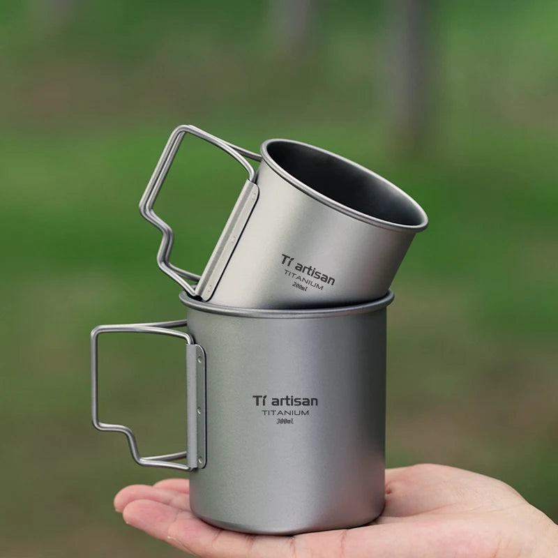 Tasse titane Tiartisan légère avec poignée