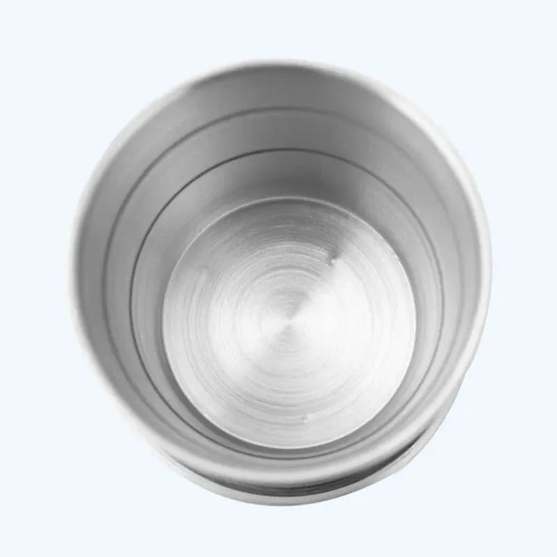 Tasse télescopique portable en métal et acier inoxydable