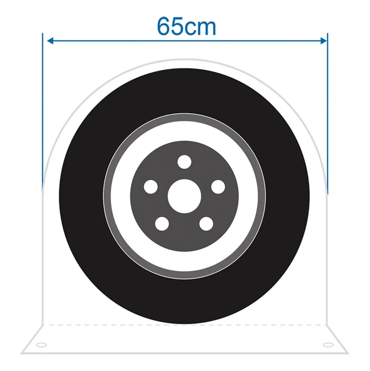 Lot de 2 housses de roue