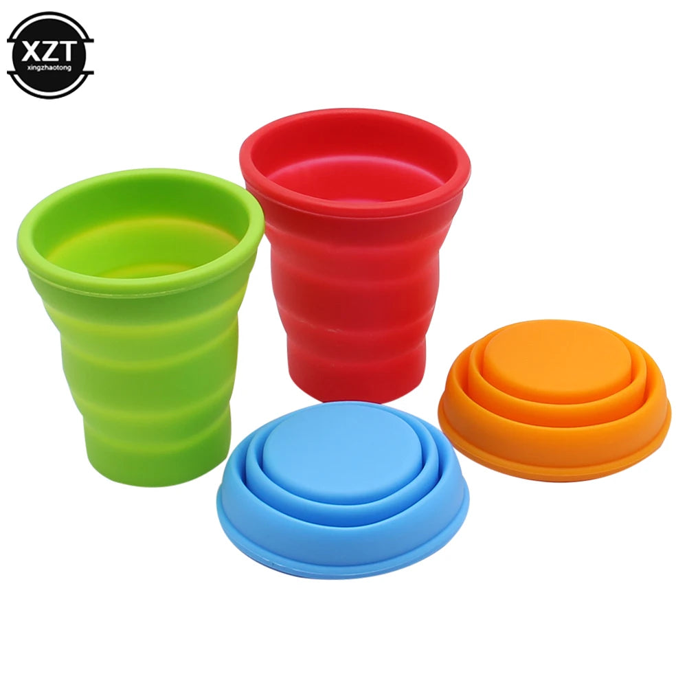 Tasse pliante portative en Silicone de 200ml