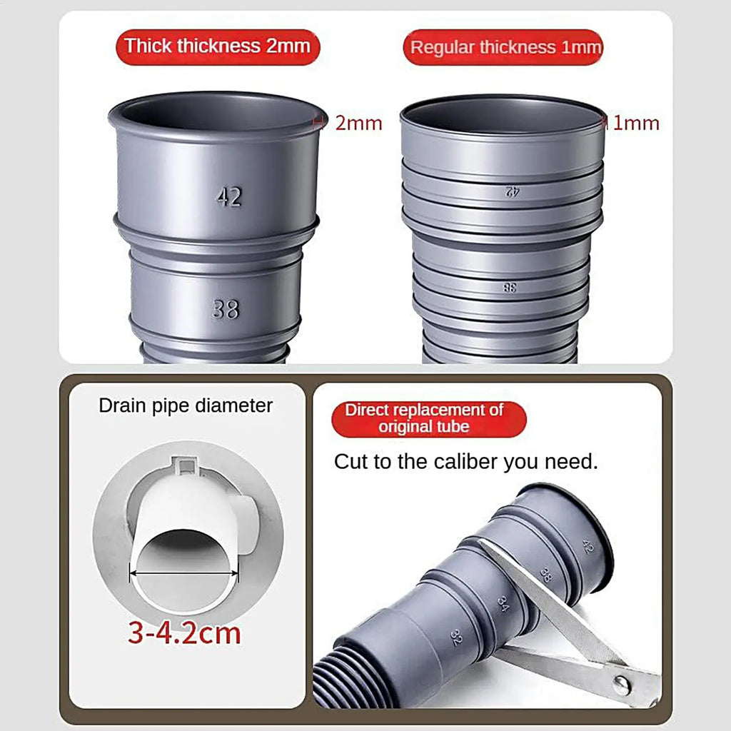 Kit de tuyaux d'égout pliables pour camping-car