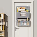 Organisateur de rangement mural gris polyvalent
