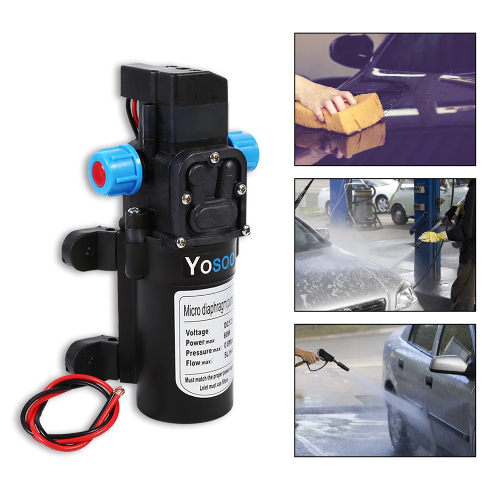 Pompe à eau électrique auto-amorçante