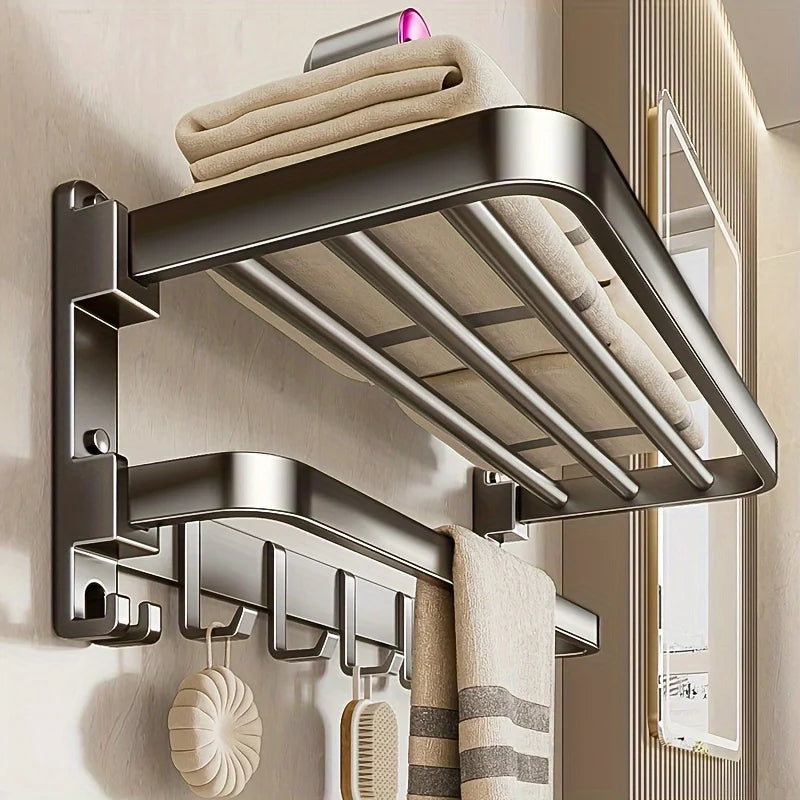 Porte-serviettes pliable