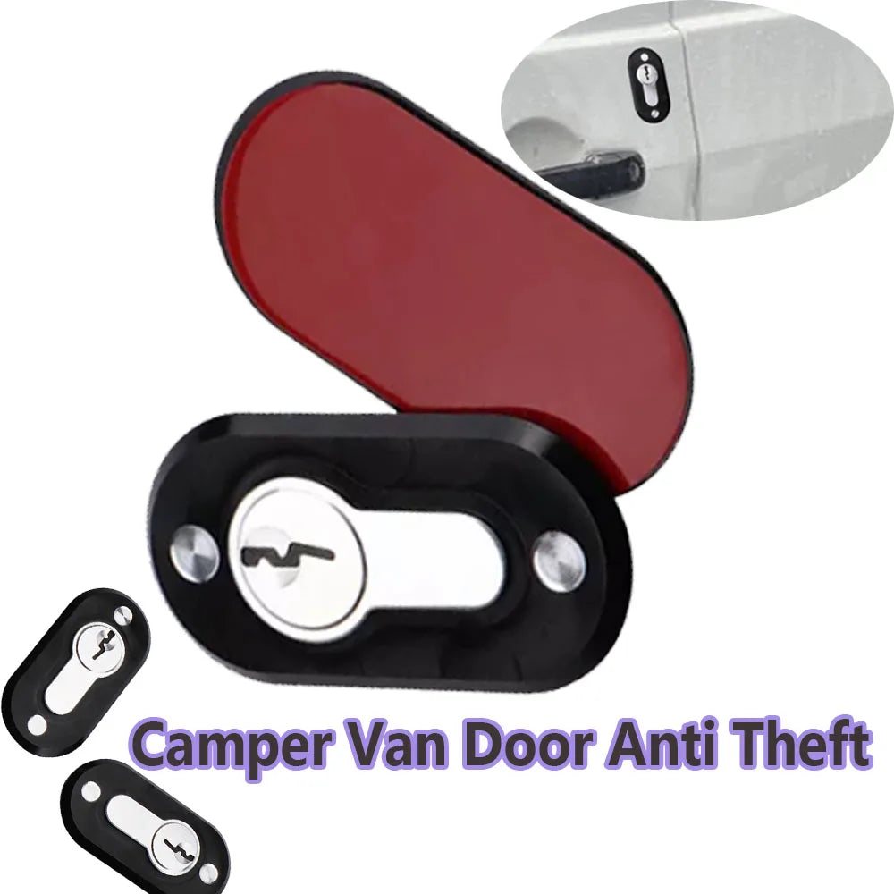 Kit de protection antivol factice pour porte de camping-car