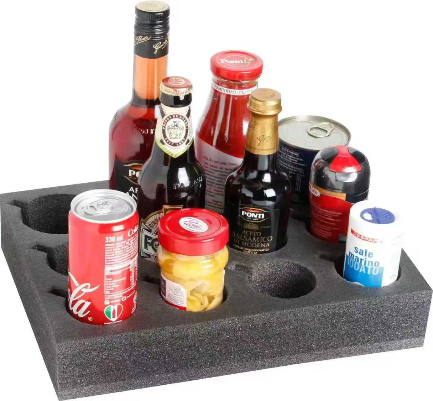 Support de verre , canette
