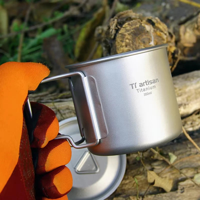 Tasse titane Tiartisan légère avec poignée