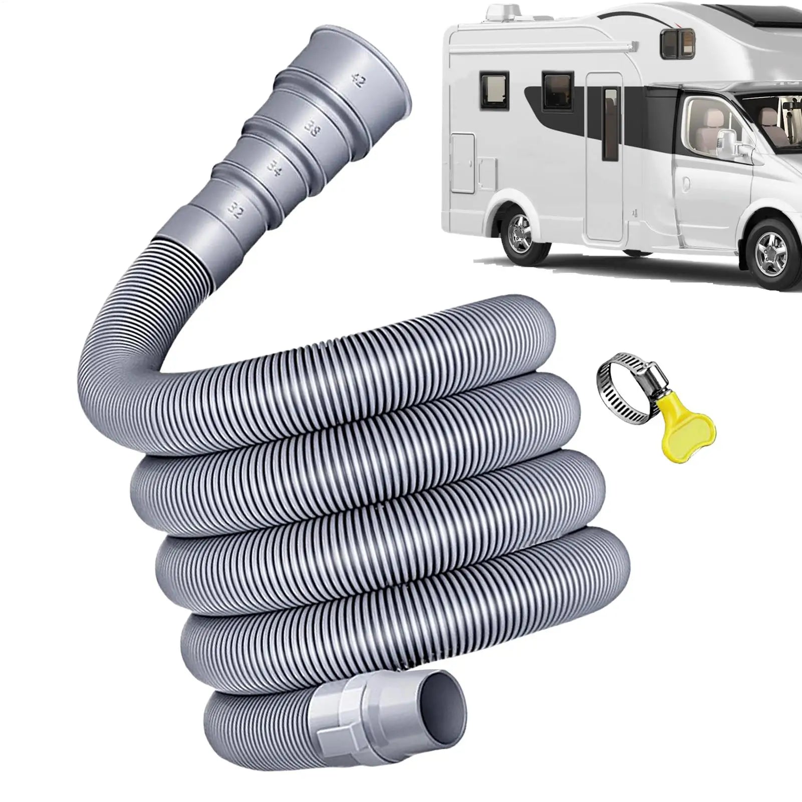 Kit de tuyaux d'égout pliables pour camping-car