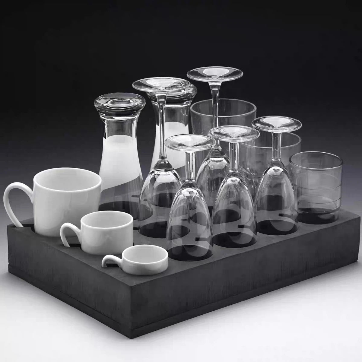 Support de verre , canette