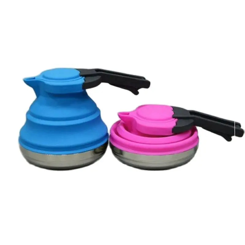 Bouilloire portative extérieure en Silicone, pliable