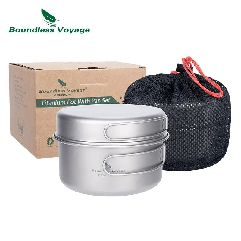 Ensemble de casseroles en titane