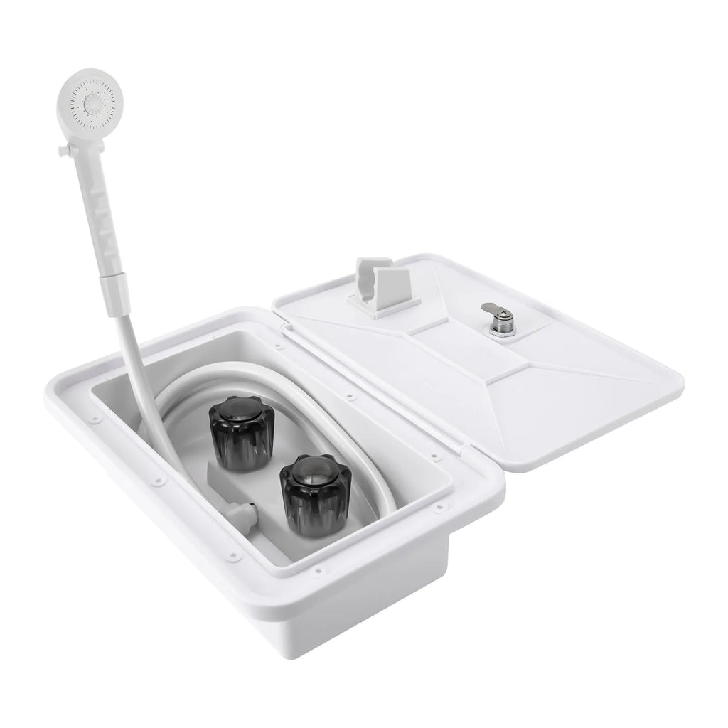 Douche extérieure pour camping-car