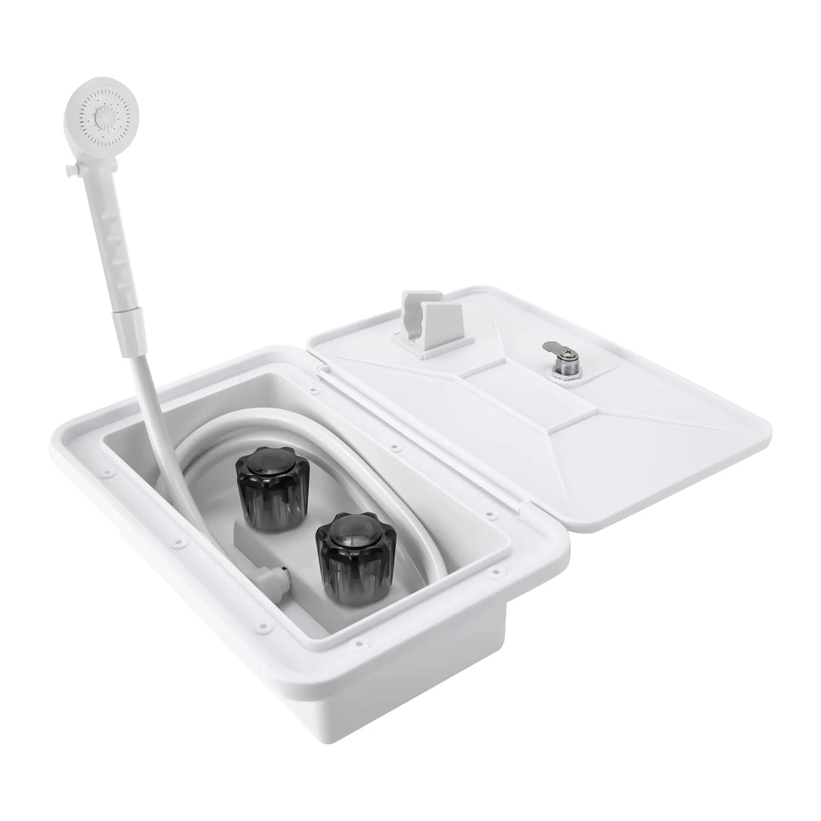 Douche extérieure pour camping-car