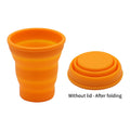 Tasse pliante portative en Silicone de 200ml