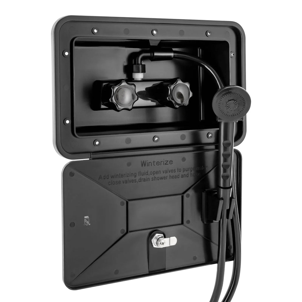 Douche extérieure pour camping-car