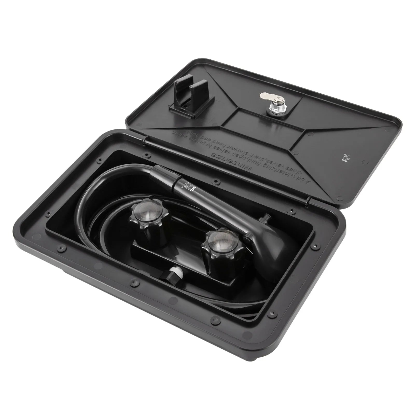 Douche extérieure pour camping-car