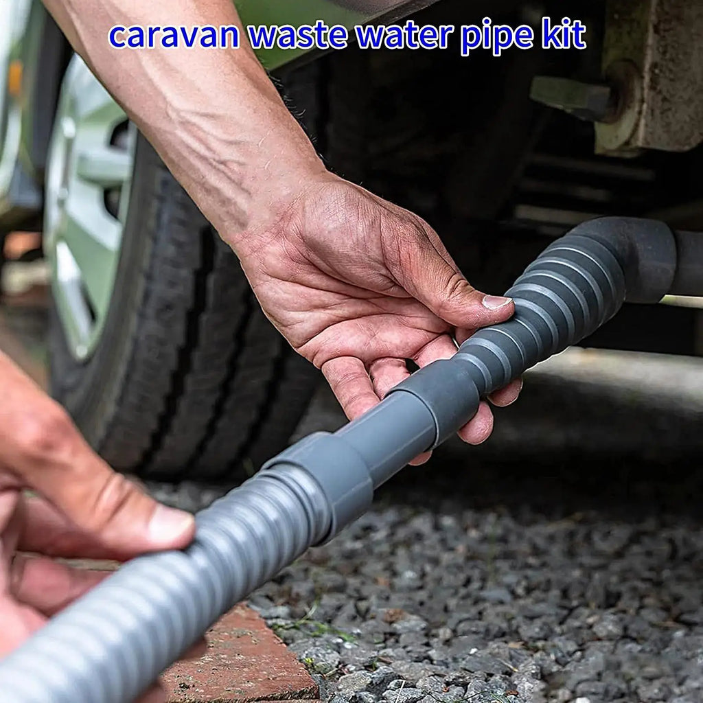 Kit de tuyaux d'égout pliables pour camping-car