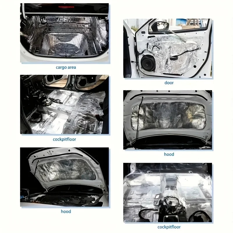 Rouleau d'isolation en feuille d'aluminium auto-adhésive, isolant thermique, phonique