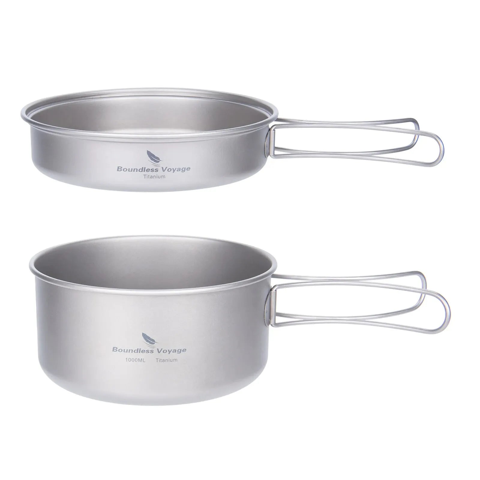 Ensemble de casseroles en titane