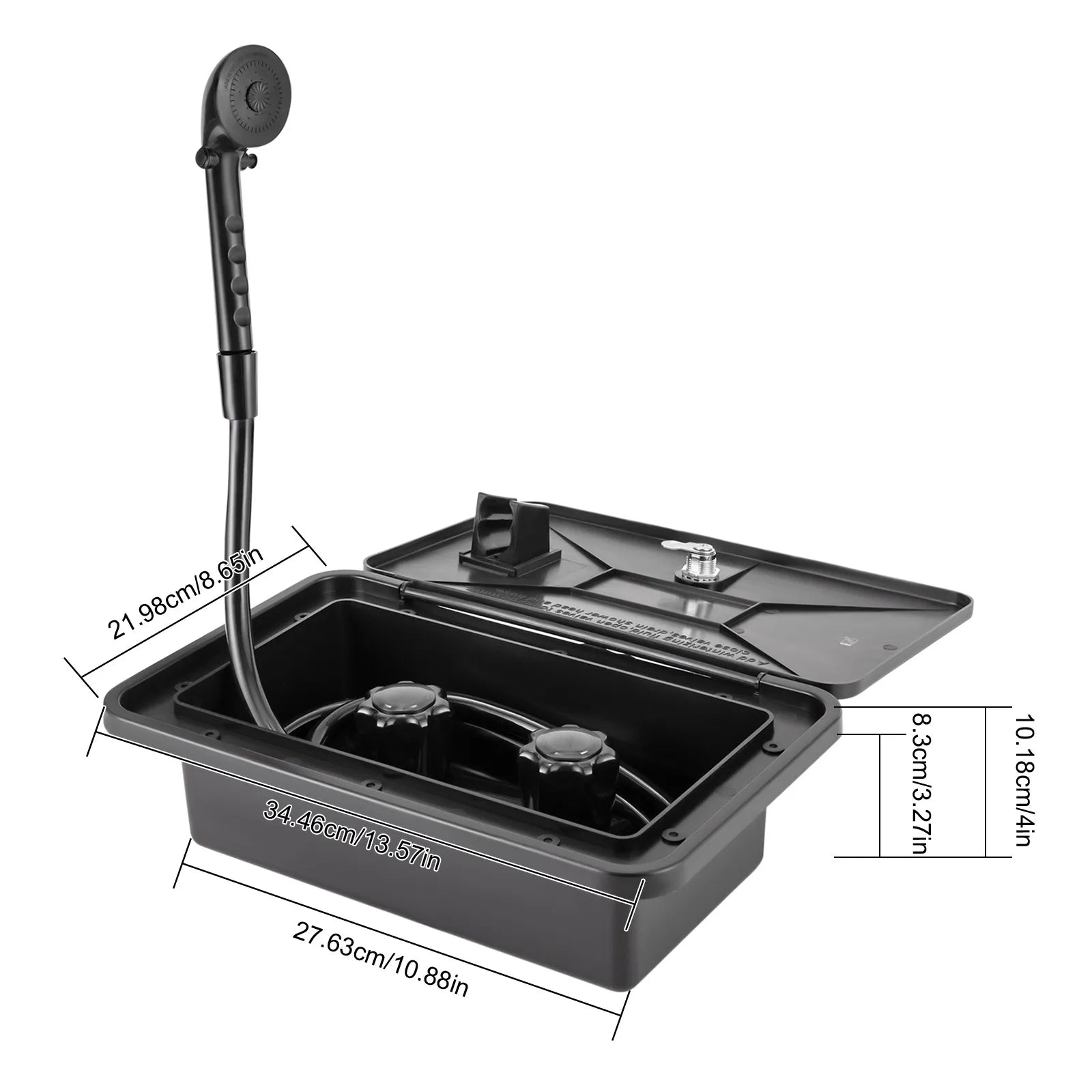 Douche extérieure pour camping-car